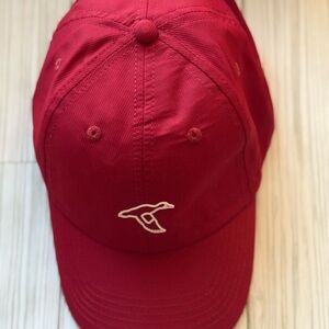 Red Cap with White Bird Logo